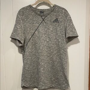Adidas Men's Heathered Gray Tee